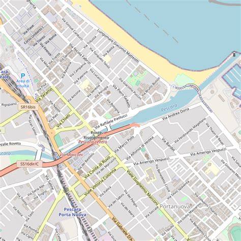 Immagine: mappa locali e punti di interesse di Pescara