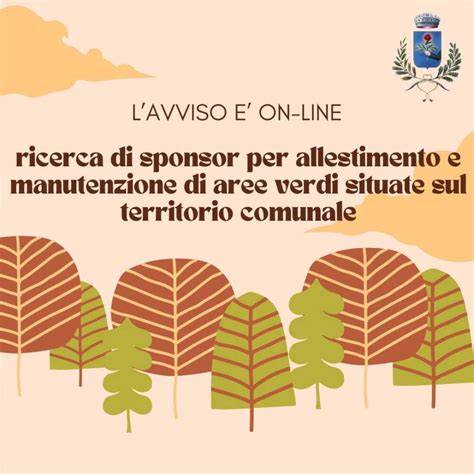 schema di sponsor e aree verdi (infografica)