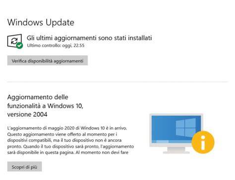 Sezione di aggiornamento delle date di modifica