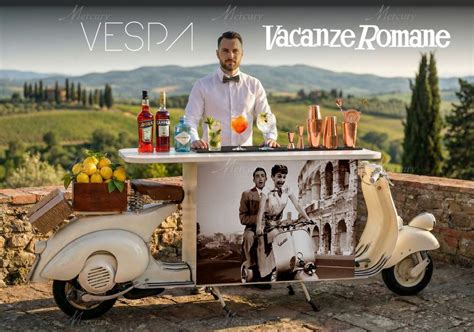 Immagini iconiche di Vespa e Vacanze Romane