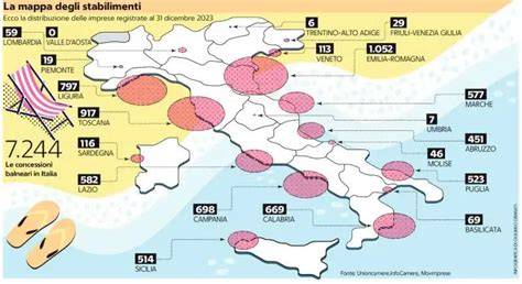 mappa degli stabilimenti Ibis