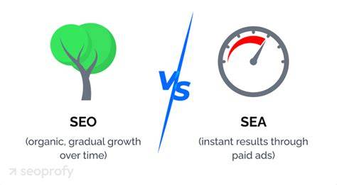 grafico influsso SEO vs SEA (diagramma informativo)