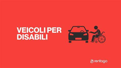mobilità solidarietà veicoli per disabili infografica