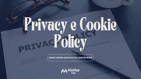privacy policy e cookie nel footer